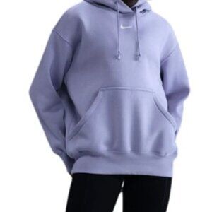 Women's Size XS Nike Sportswear Phoenix Fleece Oversized Hoodie, Lilac Ice/Sail